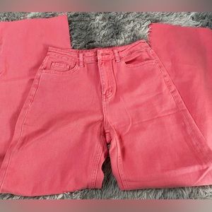 pink shein jeans